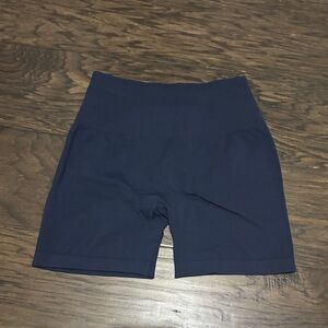 Aurola navy biker shorts